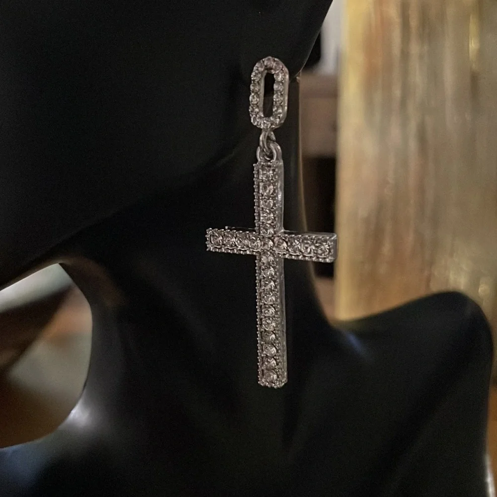 New Cross Dangle Earrings‎